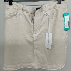 Just Black Off white denim skirt size m